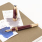 Montblanc Hommage to John F. Kennedy Fountain Pen (Great Characters Special Edition - Burgundy)