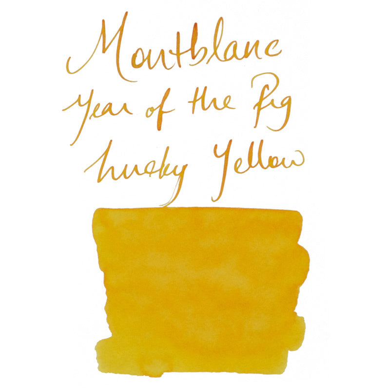 Montblanc The Pig - (50ml) Bottled Ink (Yellow)