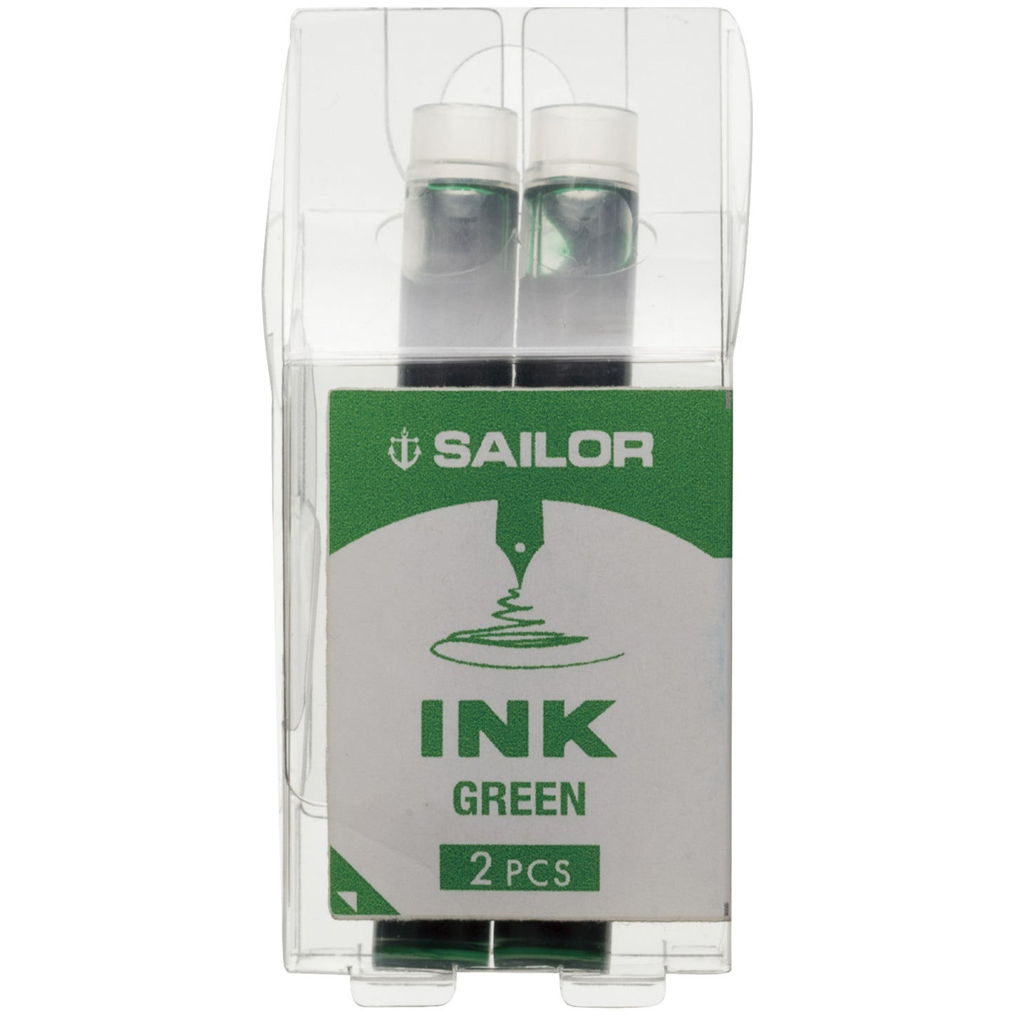 Sailor Compass Green Ink Cartridges