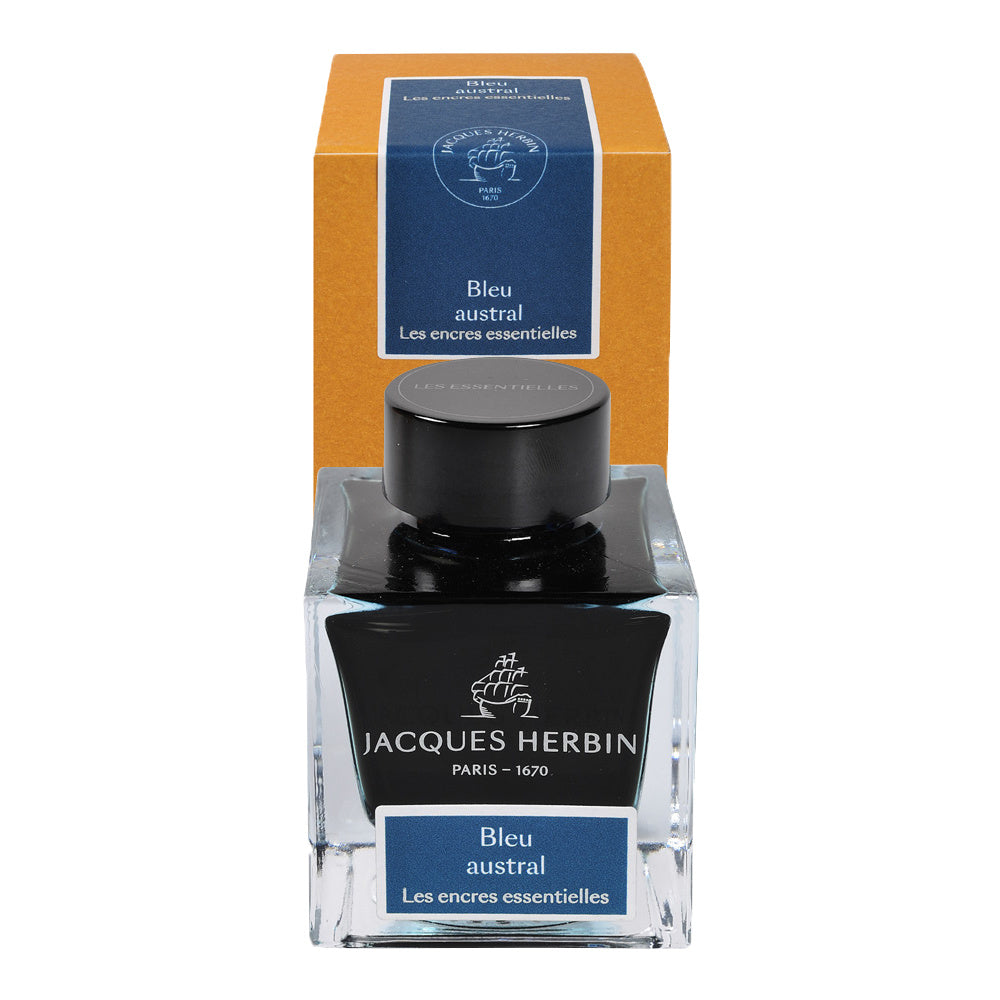 Jacques Herbin Essentials Bleu Austral 50ml Bottled Ink