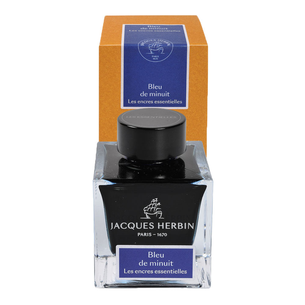 Jacques Herbin Essentials Bleu de Minuit 50ml Bottled Ink