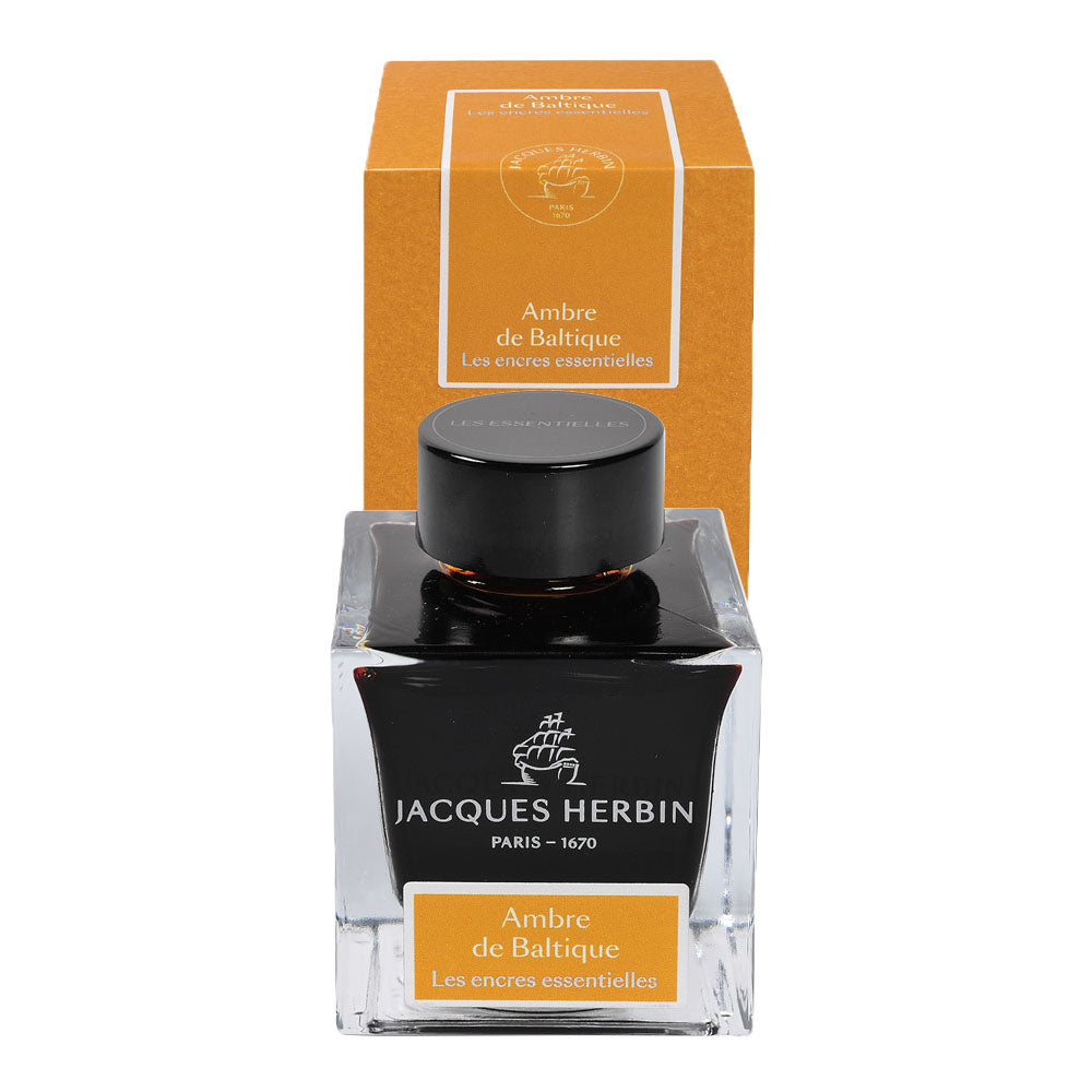 Jacques Herbin Essentials Ambre de Baltique 50ml Bottled Ink