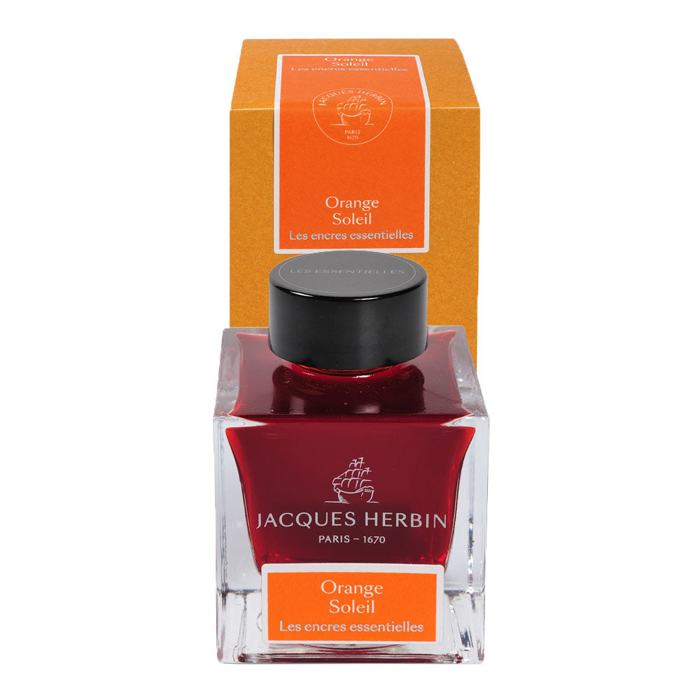 Jacques Herbin Essentials Orange Soleil 50ml Bottled Ink