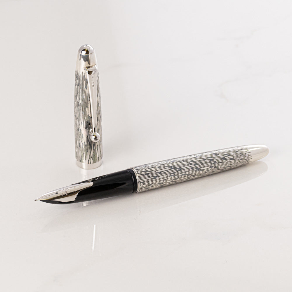 Pilot Sterling Silver Fountain Pen - Silvern Tsumugi