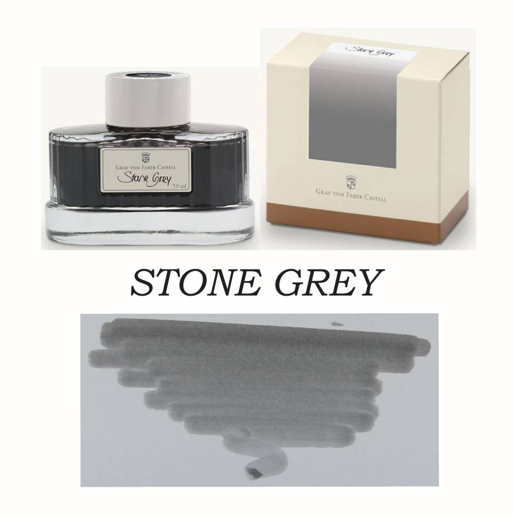 Graf Von Faber-Castell Stone Grey Bottled Ink (75ml)