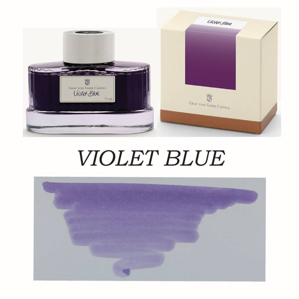 Graf von Faber-Castell Violet Blue Bottled Ink (75ml)