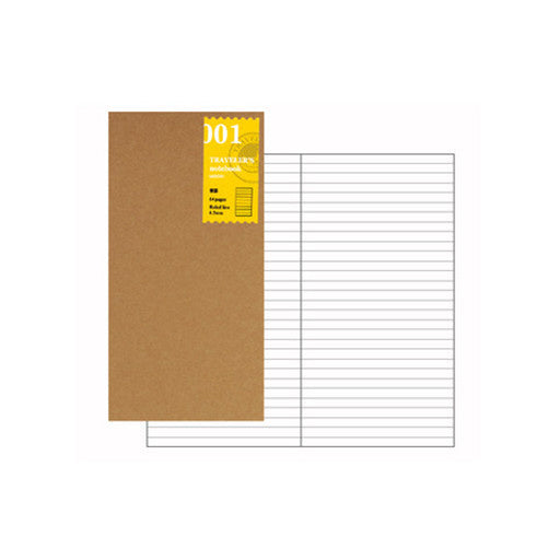 TRAVELER'S Notebook Regular 001 Lined Refill