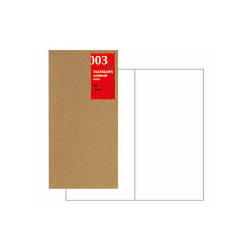 TRAVELER'S Notebook Regular 003 Blank
