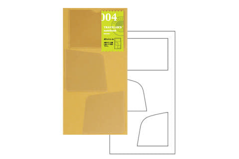 TRAVELER'S Notebook 004 Pocket Sticker