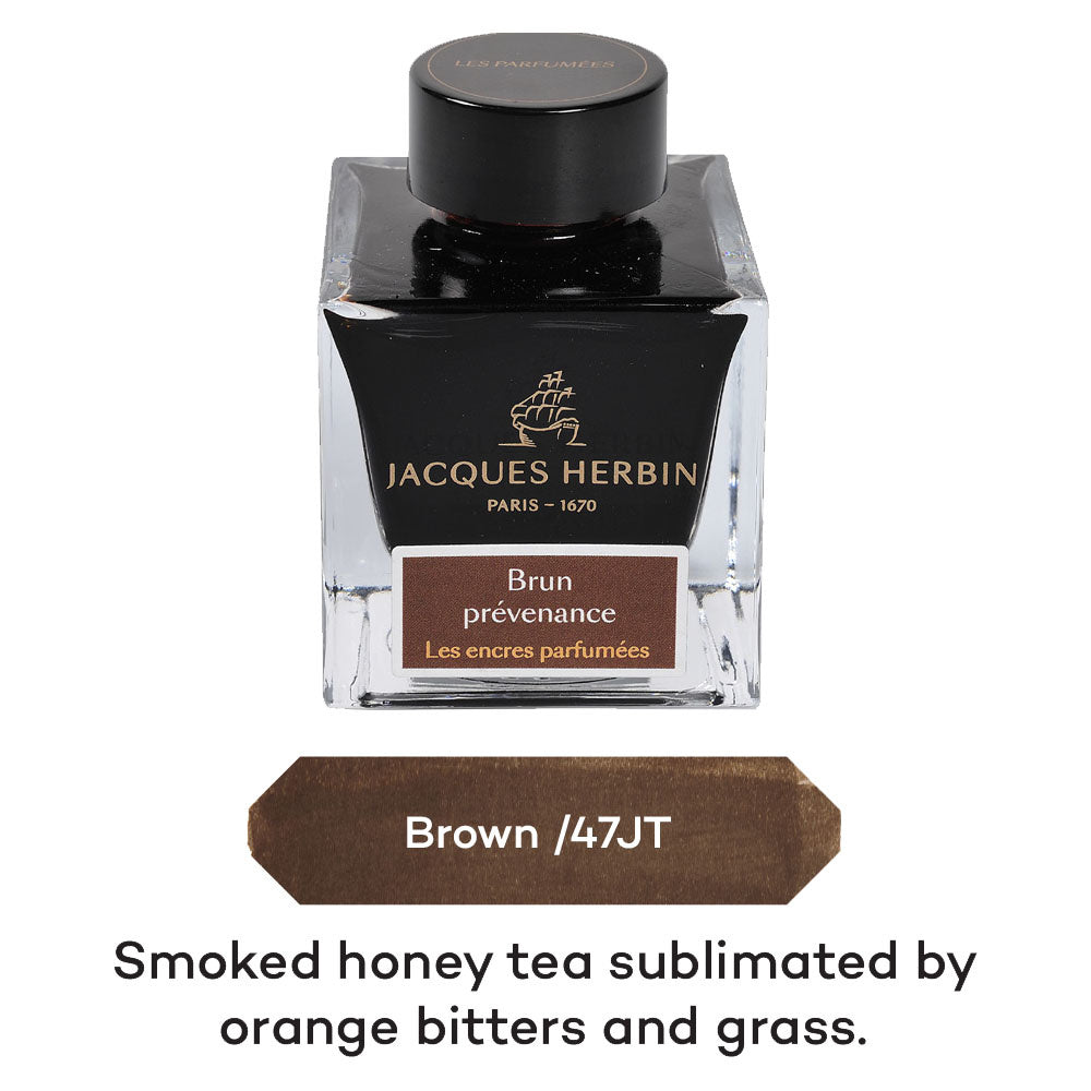 Jacques Herbin Scented Brun Prévenance Bottled Ink - 50ml