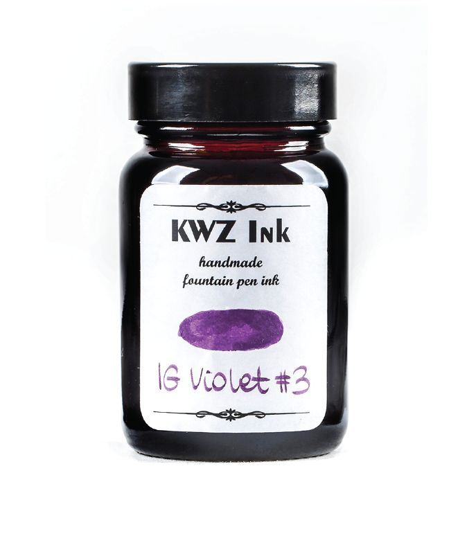 KWZ Violet #3 (60ml) Bottled Ink - Iron Gall