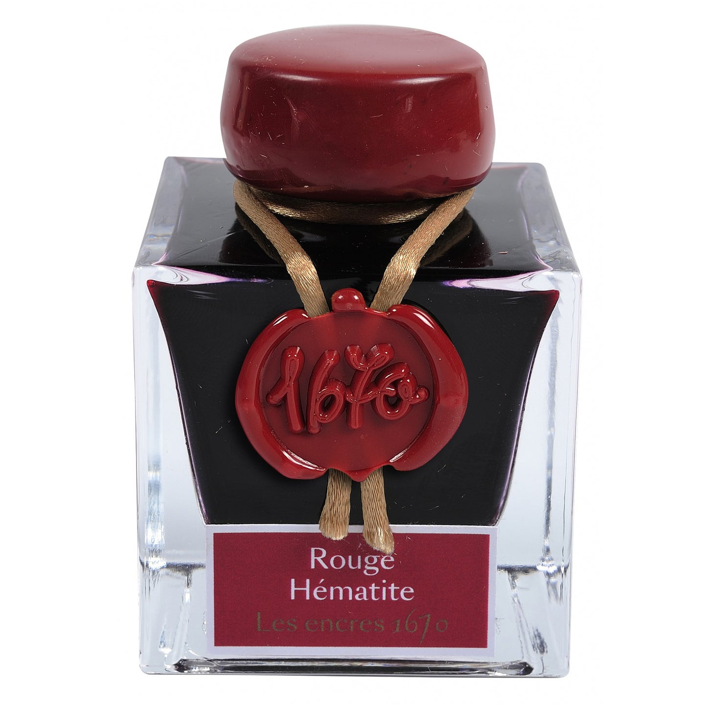 J. Herbin 1670 Rouge Hematite (Red Hematite) 50ml Bottled Ink
