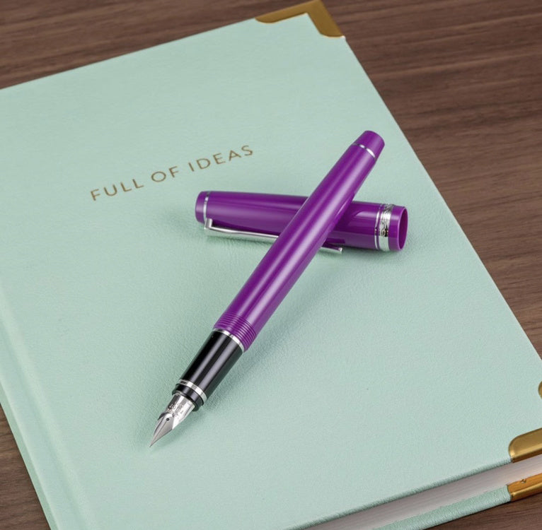 Pilot Falcon Fountain Pen - Purple with Rhodium Trim