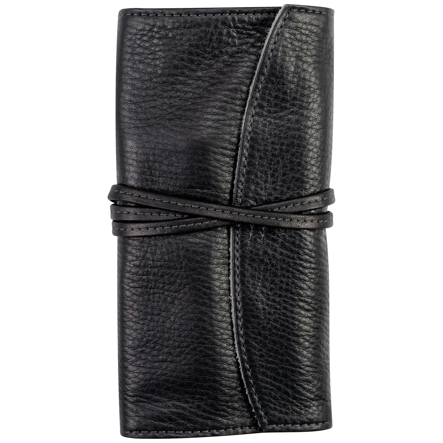 Pilot Pensemble Leather Roll Pen Case - Holds 5 - Black
