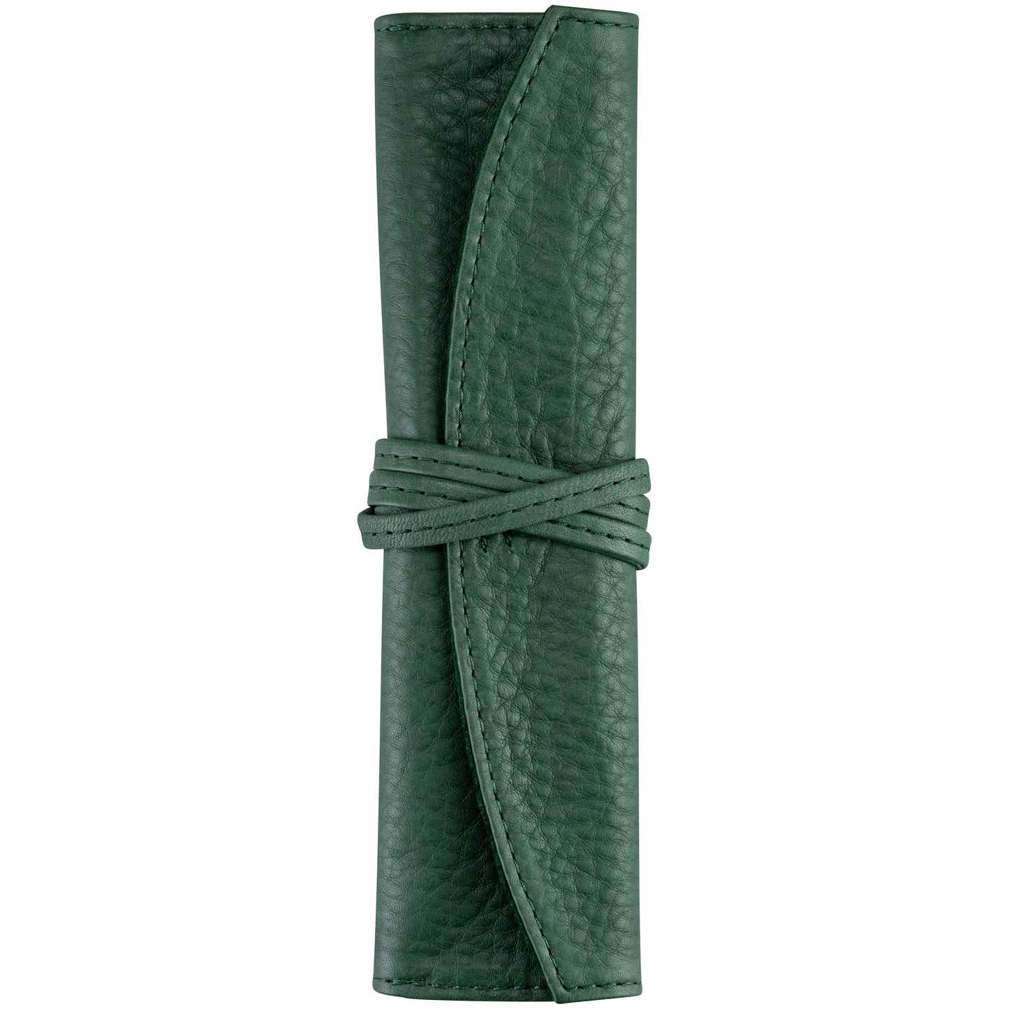 Pilot Pensemble Leather Roll Pen Case - Holds 1 - Hunter Green