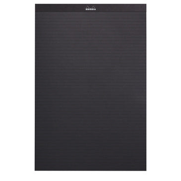 Rhodia PAScribe #19 Top Staplebound Calligraphy Pad with Black Paper
