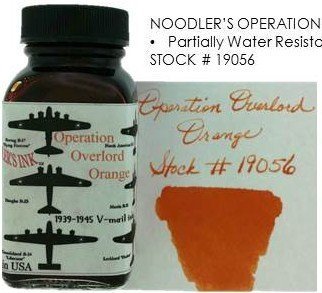 Noodler's Operation Overlord Orange (3oz) Bottled Ink