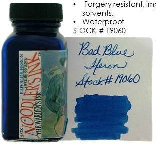 Noodler's Bad Blue Heron (3oz) Bottled Ink