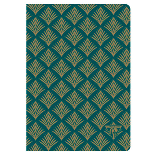 Clairefontaine #192436 Neo Deco Lined A5 Notebook (6 x 8.25) - Vegetal