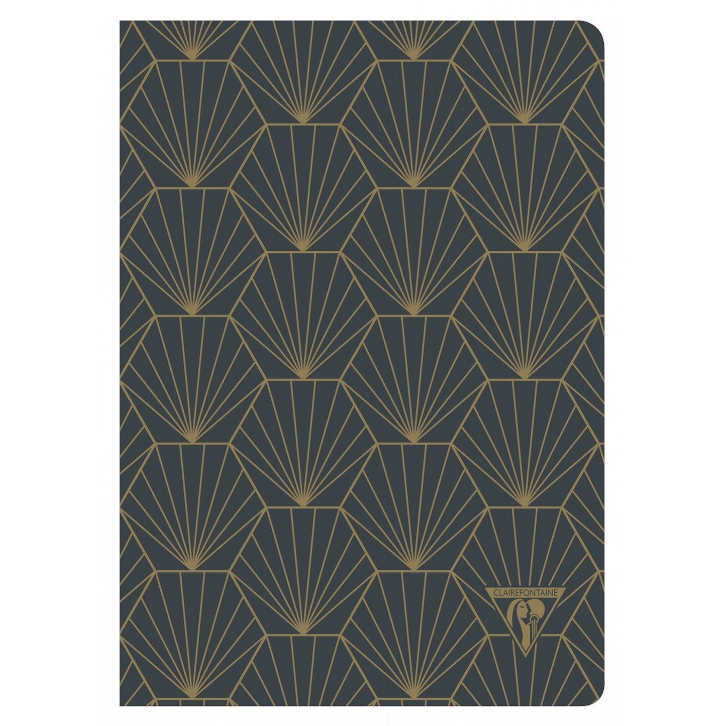 Clairefontaine #192536 Neo Deco Lined A5 Notebook (6 x 8.25) - Shell