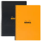 Rhodia 4-Color Wirebound Lined with Margin A4 Notebook - Black