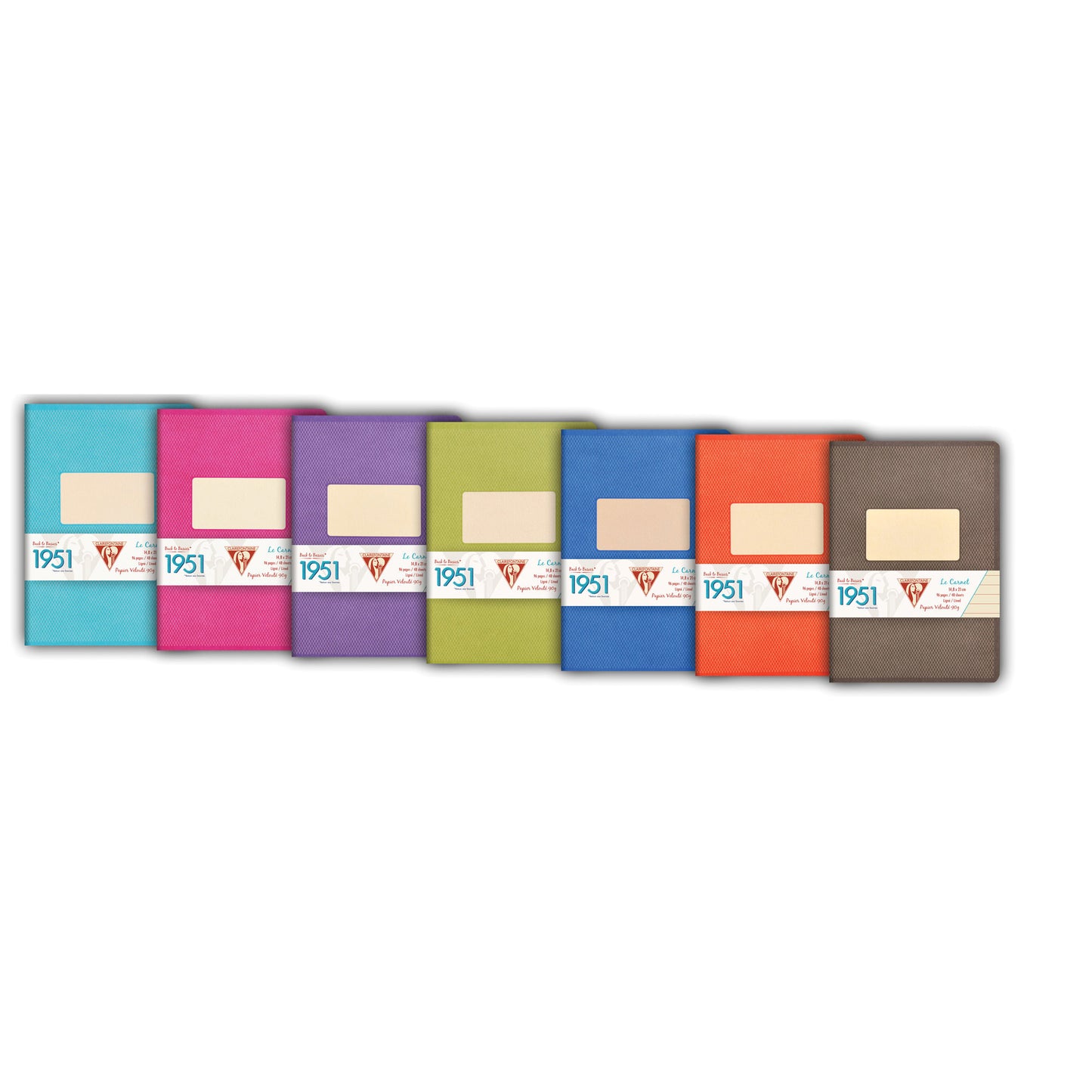 Clairefontaine #195136 Collection 1951 Lined Staplebound Notebook (5.75 x 8.25) (Assorted)