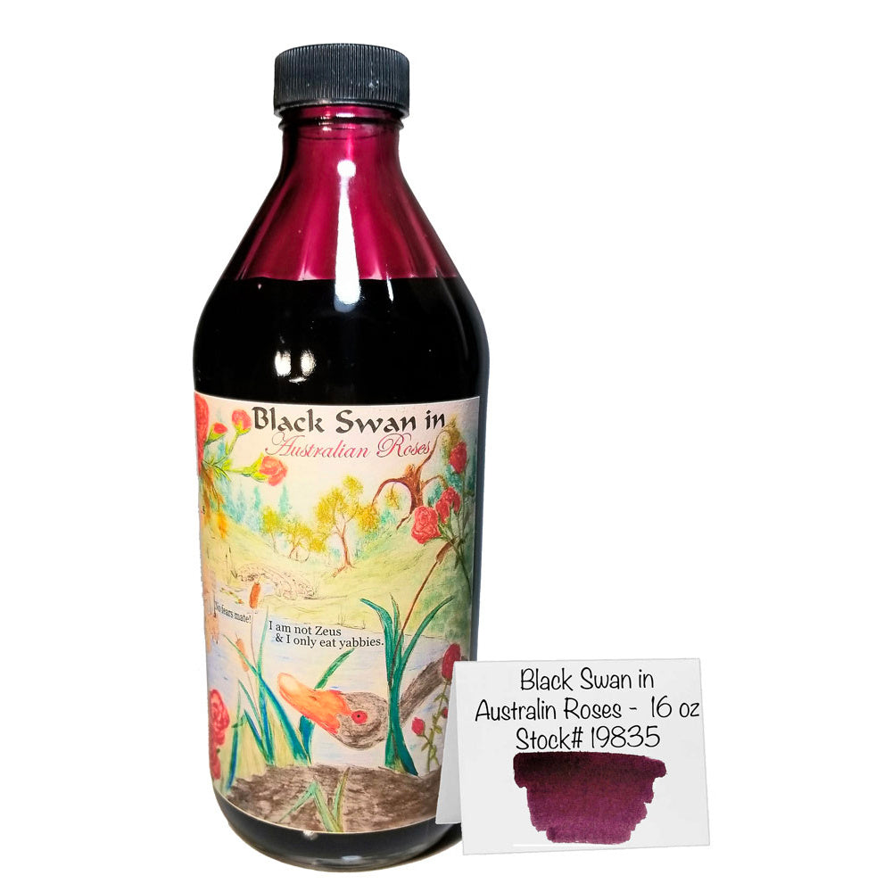 Noodler's Black Swan in Australian Roses (16oz) Bottled Ink