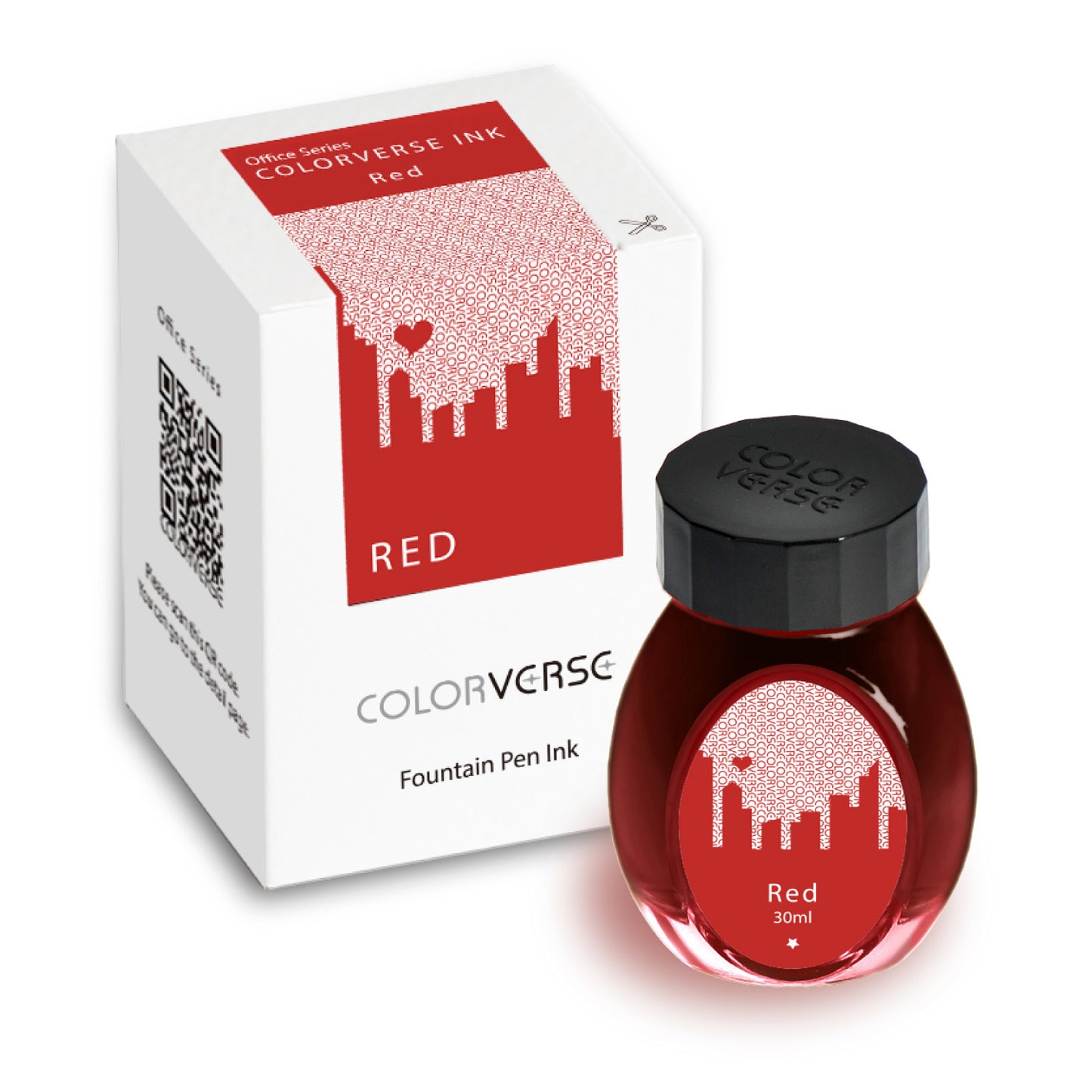 Colorverse Office Series Red (30ml) Bottled Ink