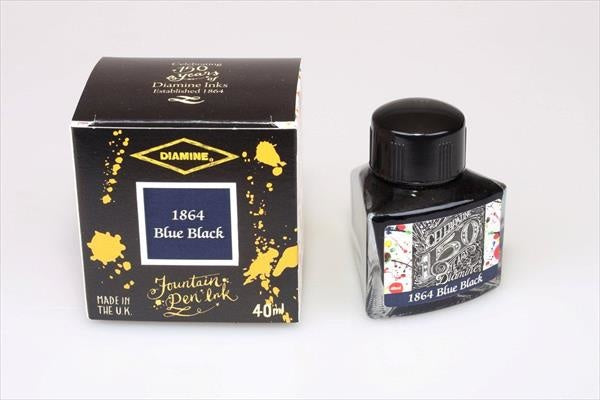 Diamine 1864 Blue-Black (40ml) Bottled Ink - 150th Anniversary