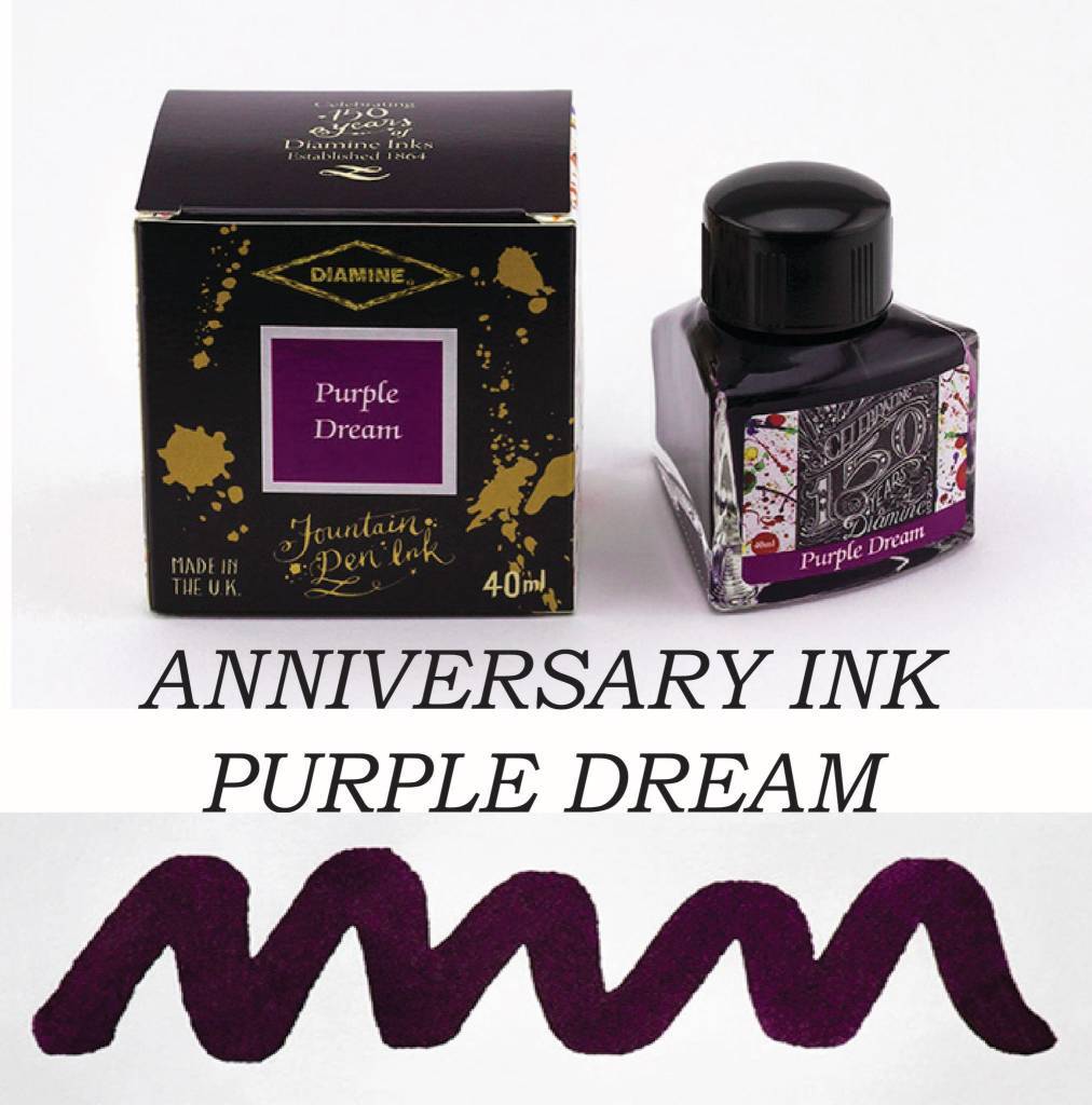 Diamine Purple Dream (40ml) Bottled Ink - 150th Anniversary