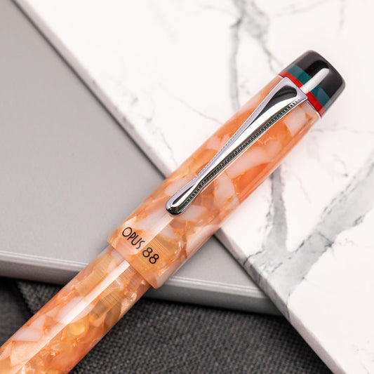 Opus 88 Minty Fountain Pen - Orange