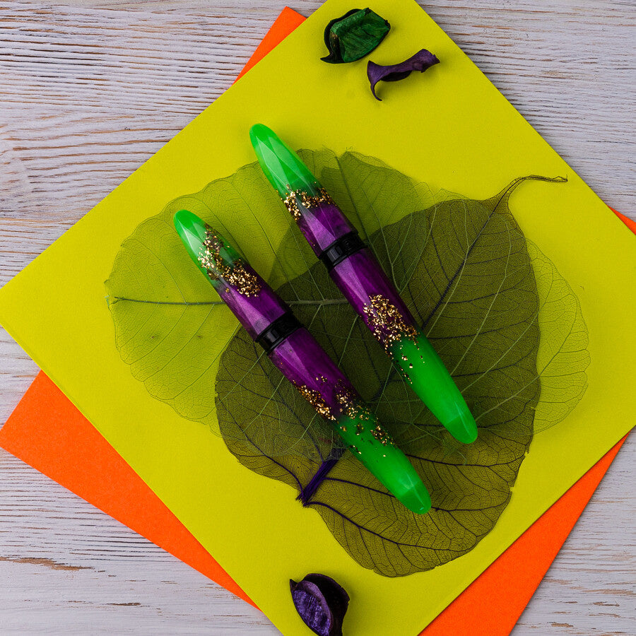 BENU Briolette Fountain Pen - Luminous Neon (Luminescent)