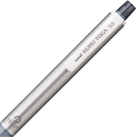 Uni-ball Kuru Toga Standard .3mm Mechanical Pencil - Silver