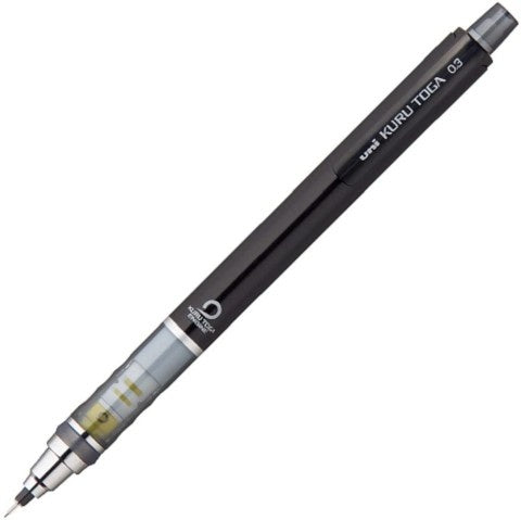 Uni-ball Kuru Toga Standard .3mm Mechanical Pencil - Black