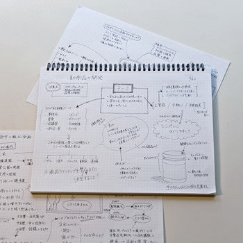 Maruman Mnemosyne N180 A4 Notebook - Grid (5mm)