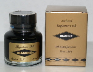 Diamine Registrars Blue/Black (30ml) Bottled Ink