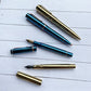 Conklin Duragraph Metal Fountain Pen - PVD Blue