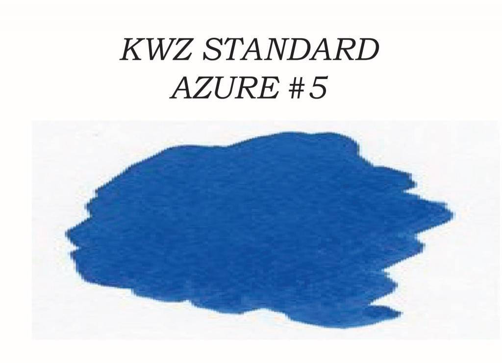 KWZ Azure #5 (60ml) Bottled Ink - Iron Gall