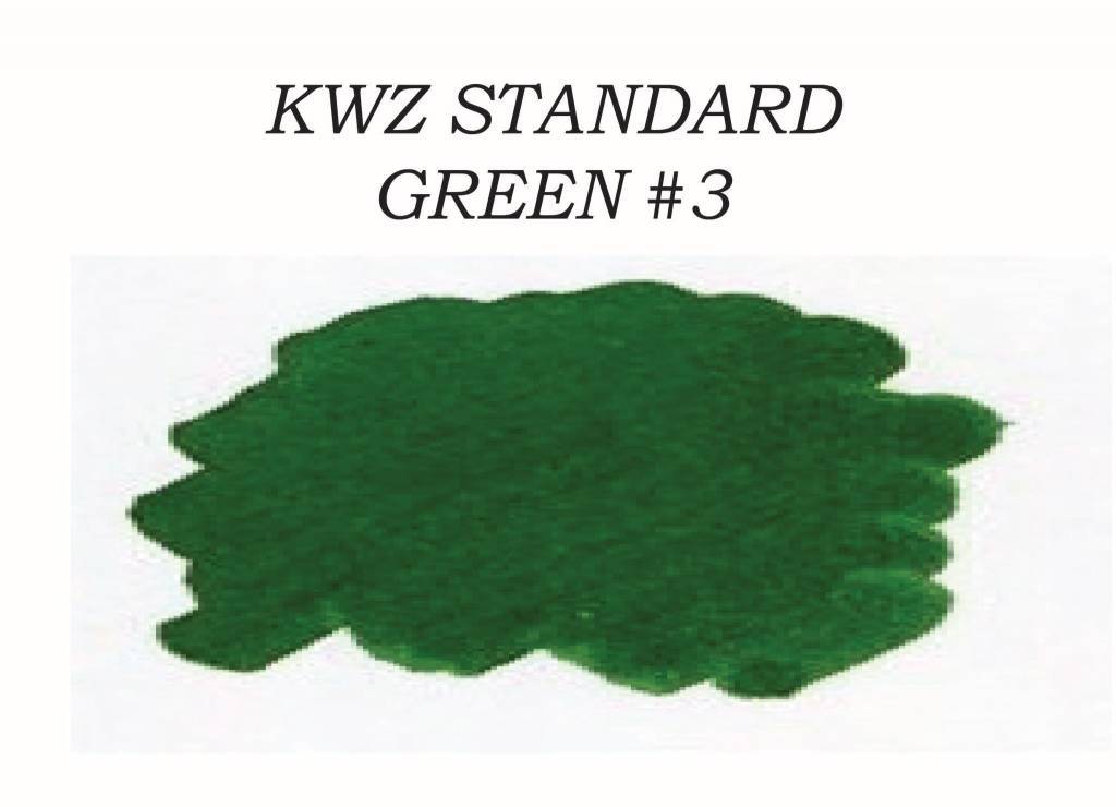 KWZ Green #3 (60ml)  Bottled Ink