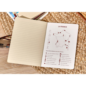 Clairefontaine #436603 France Collection Lined A5 Notebook - Bordeaux
