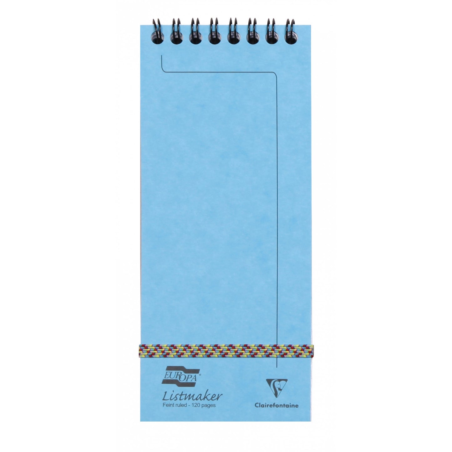 Clairefontaine #482/1111Z Europa Listmaker Lined Notepad (3 x 7) - Turquoise