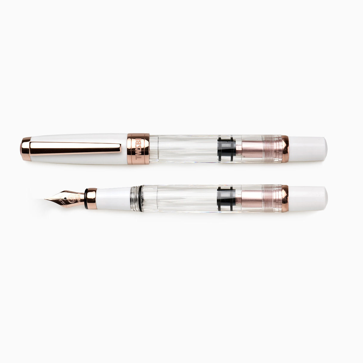 TWSBI Diamond 580 Fountain Pen - White Rose Gold II