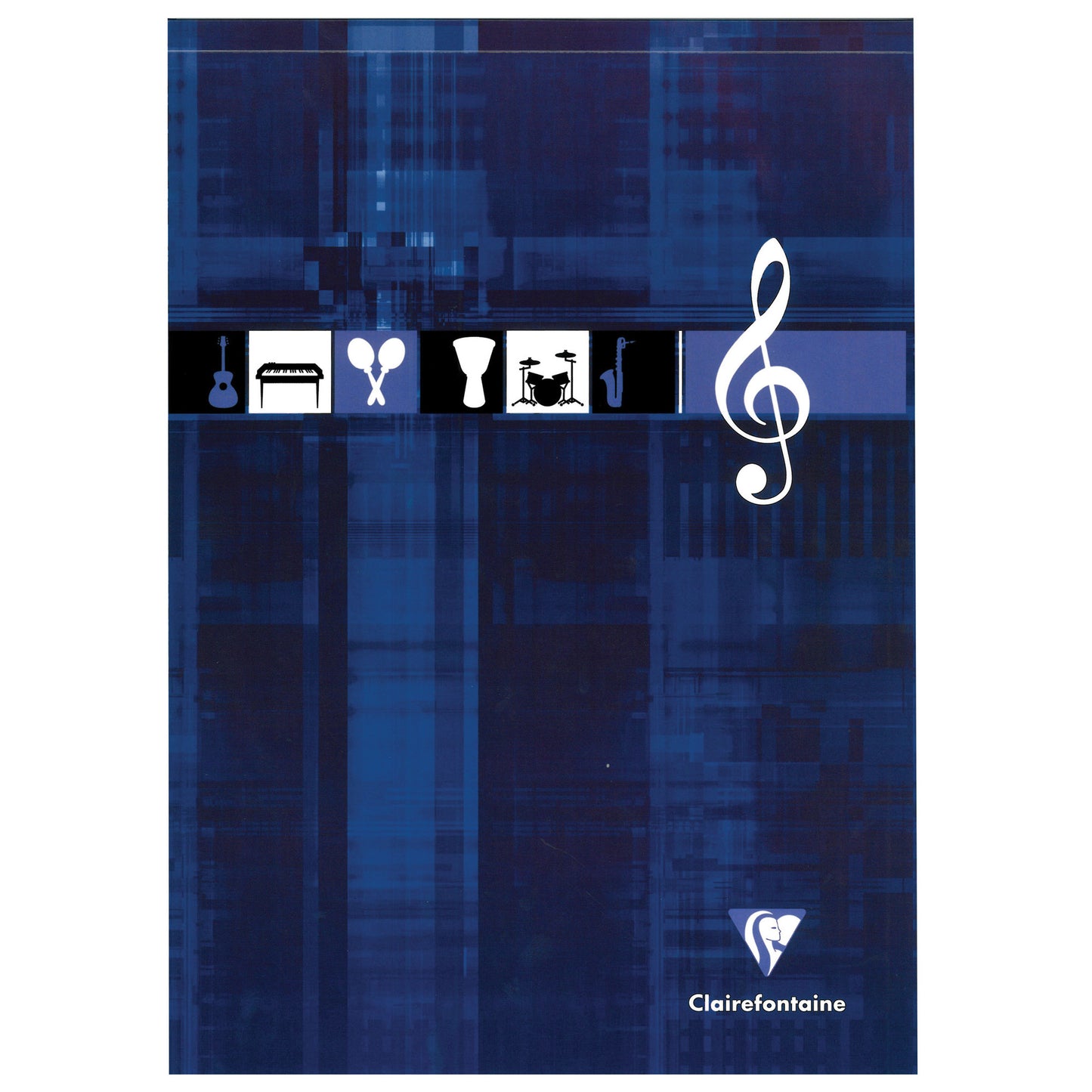 Clairefontaine #6157 Music Top Glued Notepad (8.25 x 11.75) (Assorted)