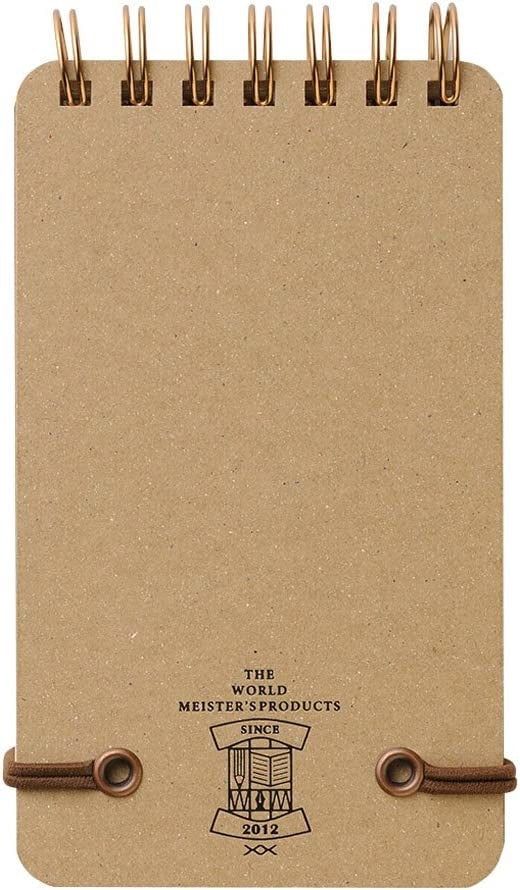Midori Grain Memo Pad - Black