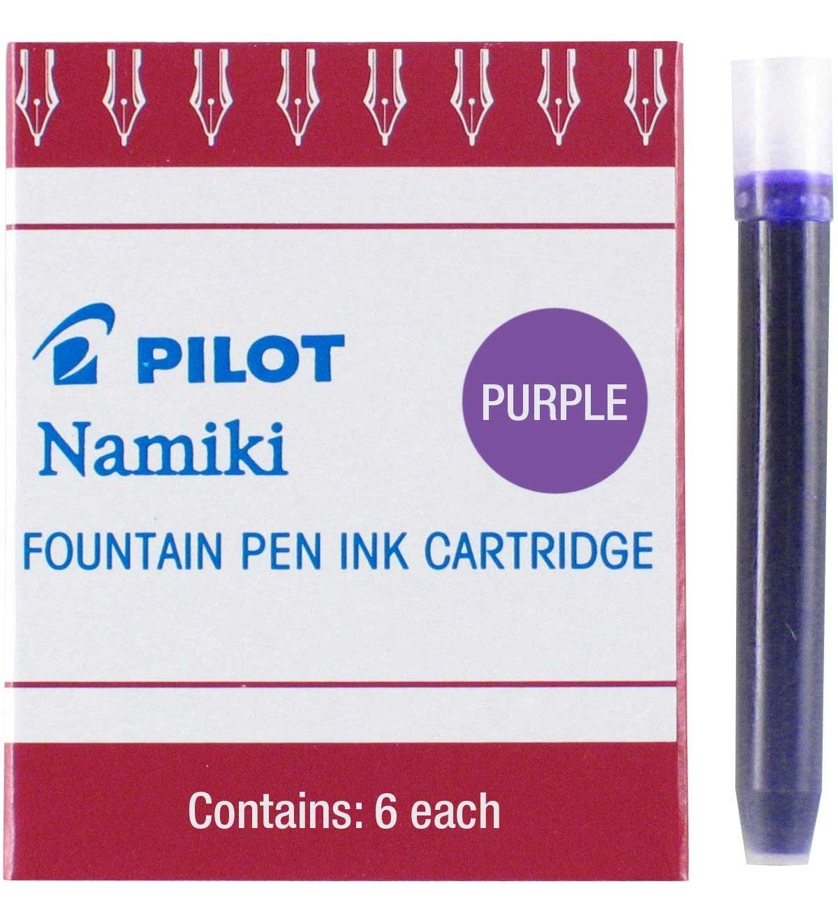 Pilot Namiki Fountain Pen Ink Cartridges - Purple