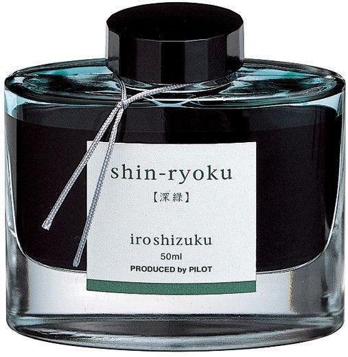 Pilot Iroshizuku Bottled Ink - Shin-Ryoku Forest Green (50ml)