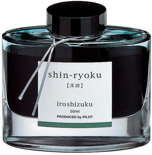 Pilot Iroshizuku Bottled Ink - Shin-Ryoku Forest Green (50ml)