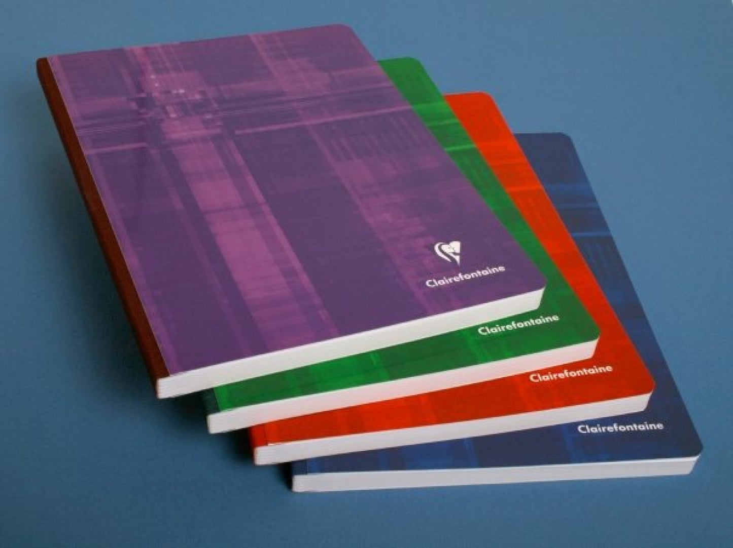 Clairefontaine #69741 Classic French Ruled Clothbound Notebook (6.75 x 8.75) (Assorted)