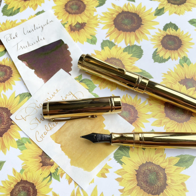 Conklin Duragraph Metal Fountain Pen - PVD Gold