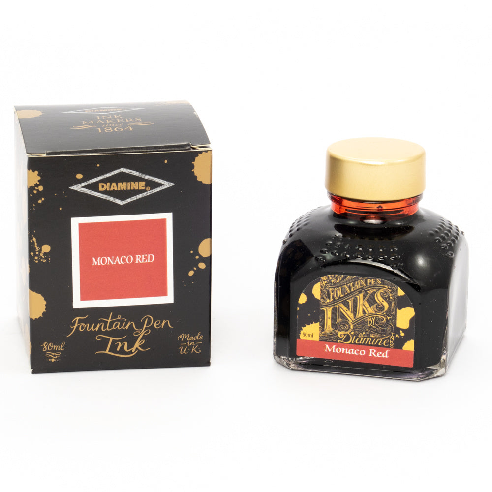 Diamine Monaco Red (80ml) Bottled Ink